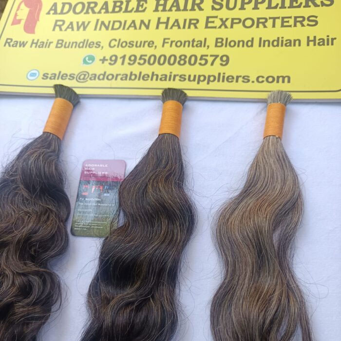 Bulk Grey Hair Extensions