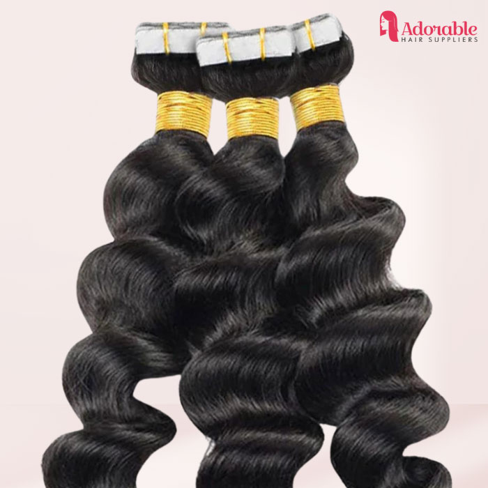 Taped Hair Extensions