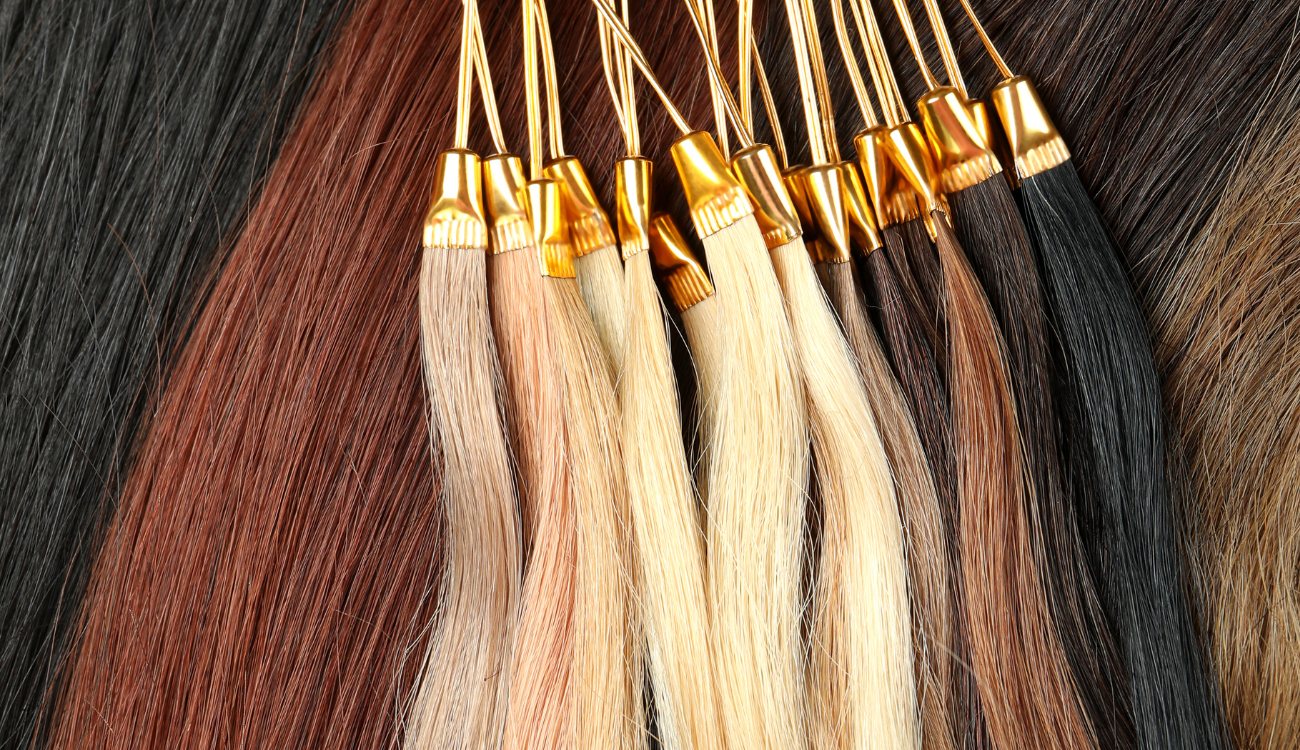 extensions with color Human hair Switzerland