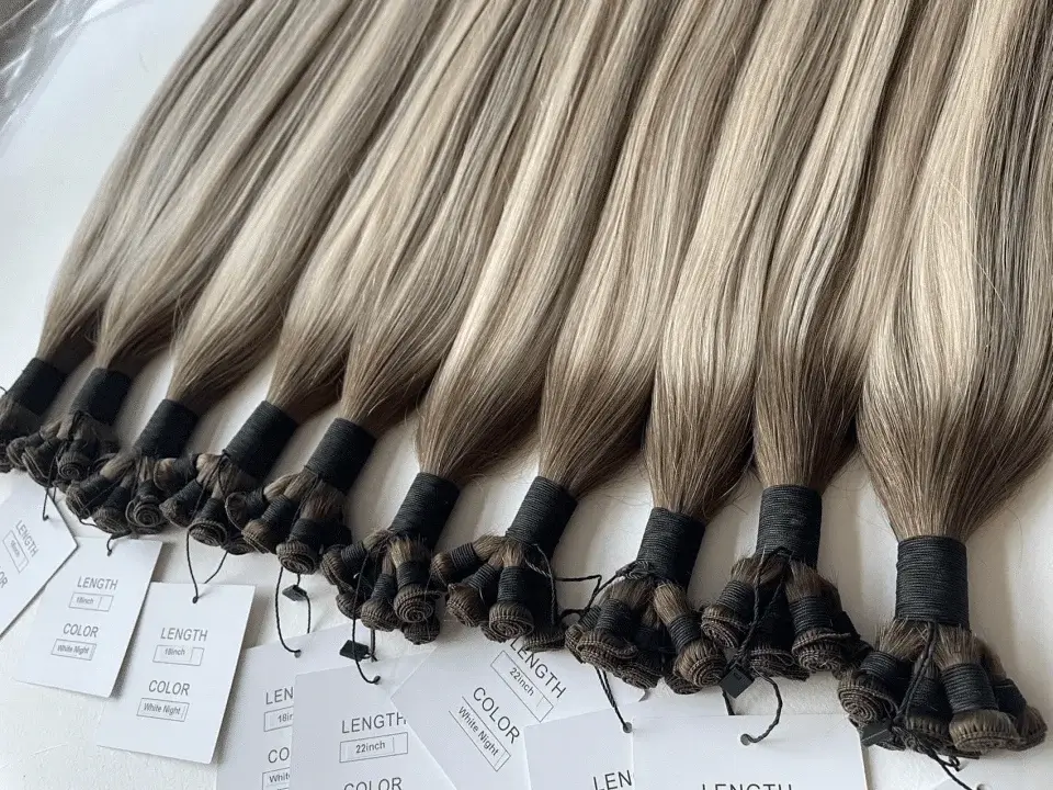 Hand Tied Weft Hair Extensions