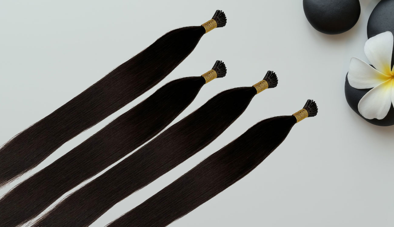 "I-Tip Hair Extensions by Indian Hair Factory