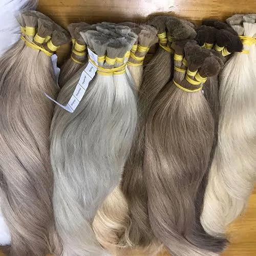 Bulk Grey Hair Extensions